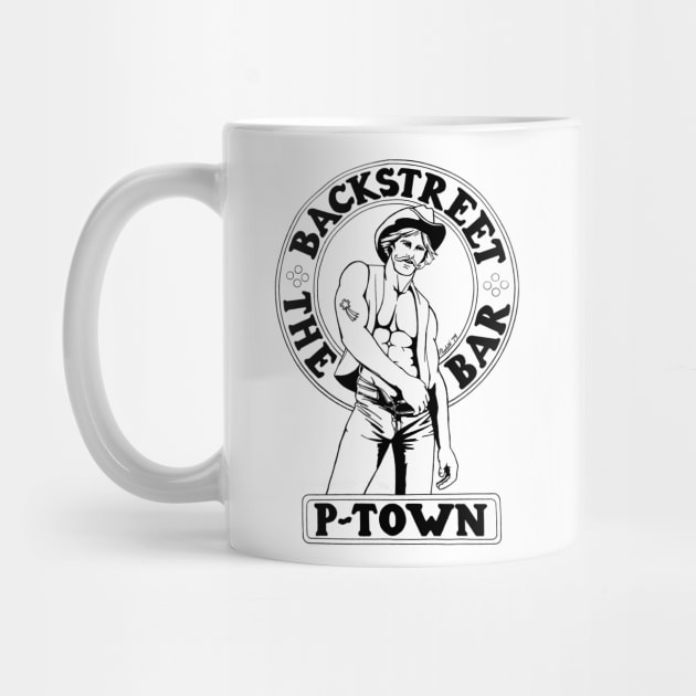 Backstreet Bar Vintage Retro LGBT Gay Ptown Provincetown by WearingPride